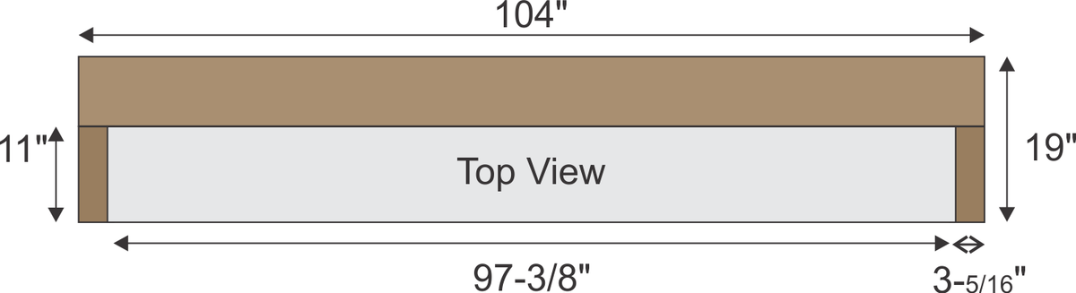Mike Seibert's #720 Wrap-Around Fireplace Mantel
