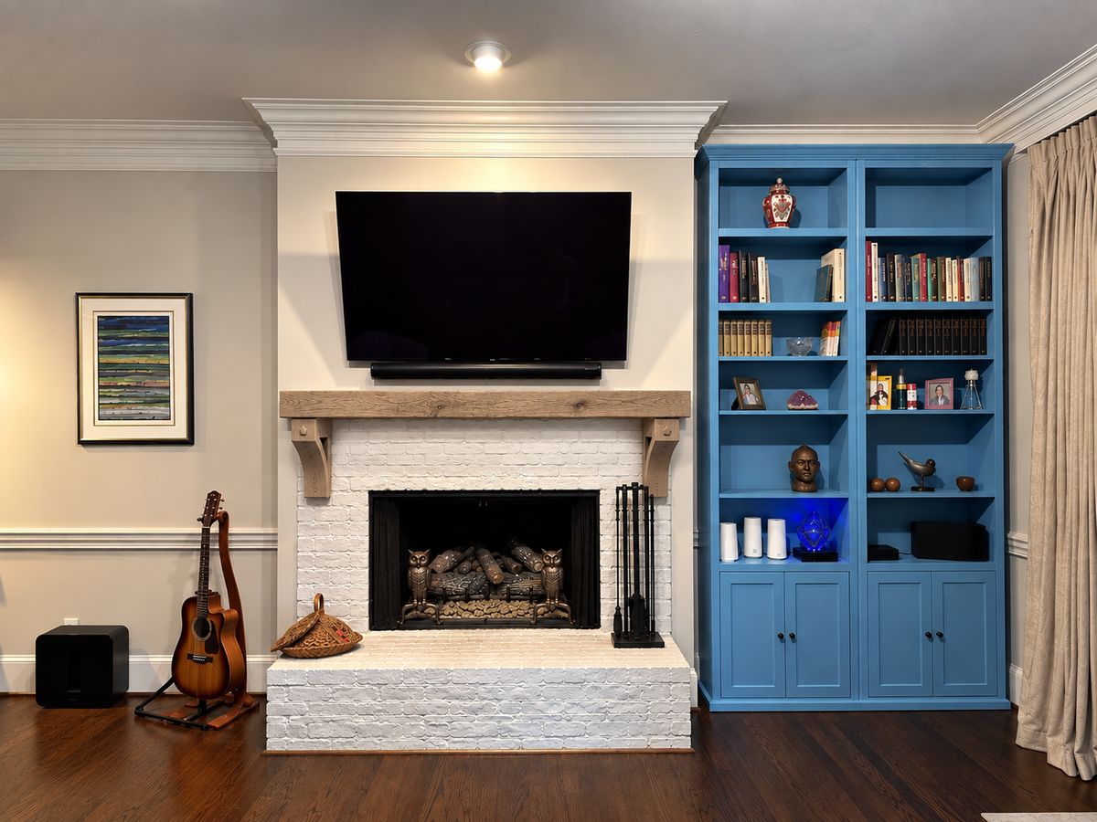 Antigone Peyton's #117 Fireplace Mantel with Corbels