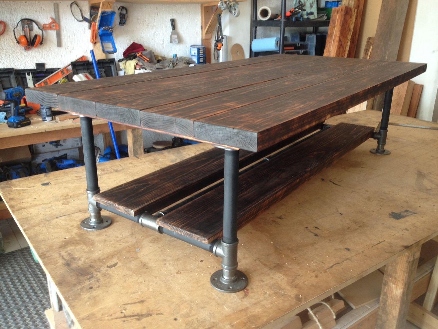 Rustic Industrial Coffee Table