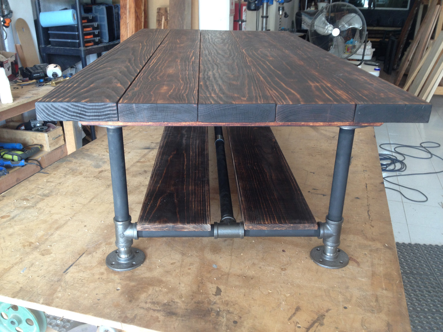 Rustic Industrial Coffee Table