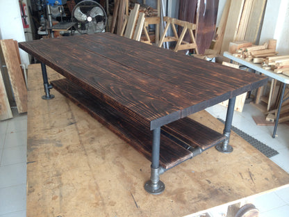 Rustic Industrial Coffee Table