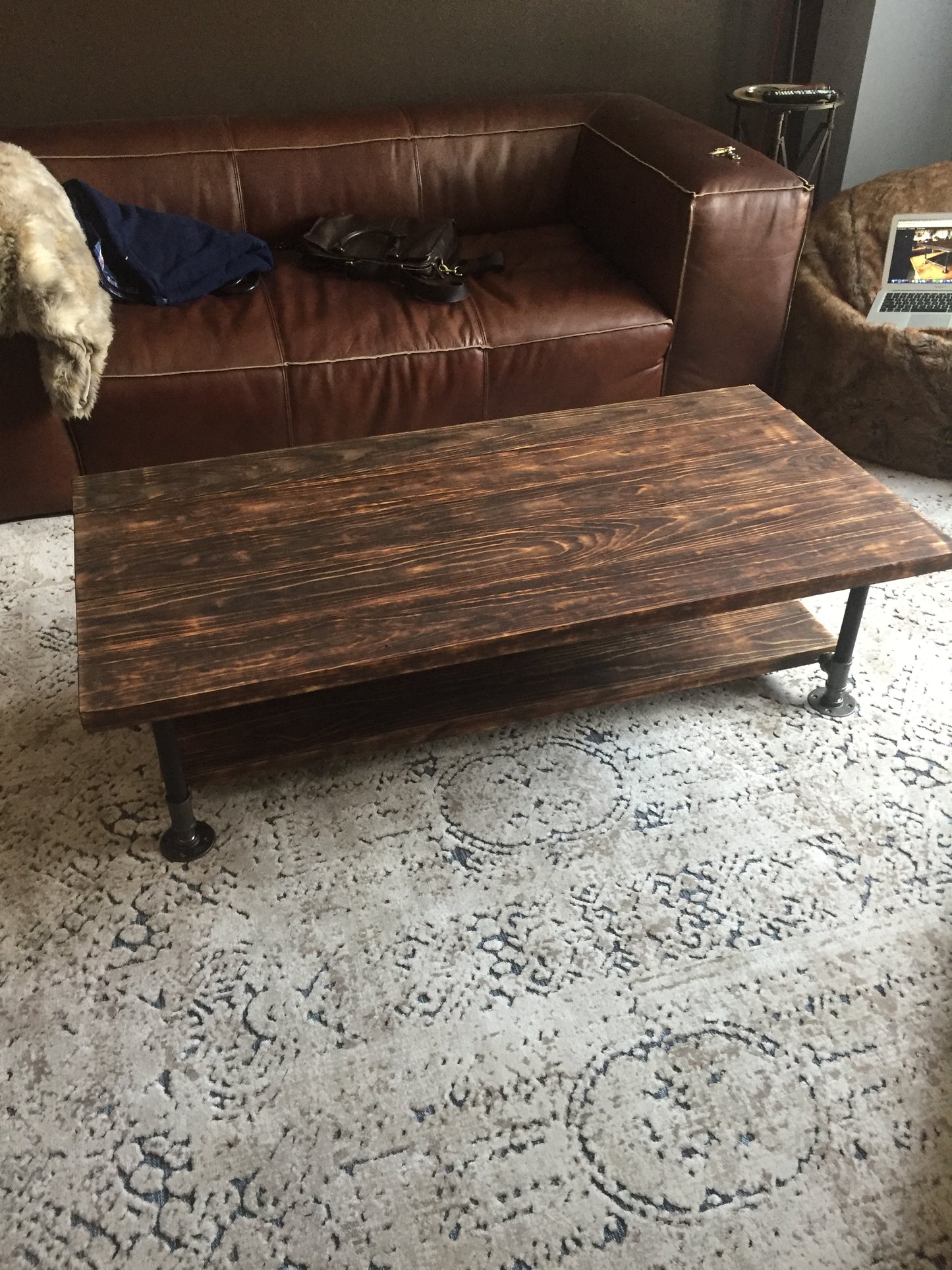 Rustic Industrial Coffee Table