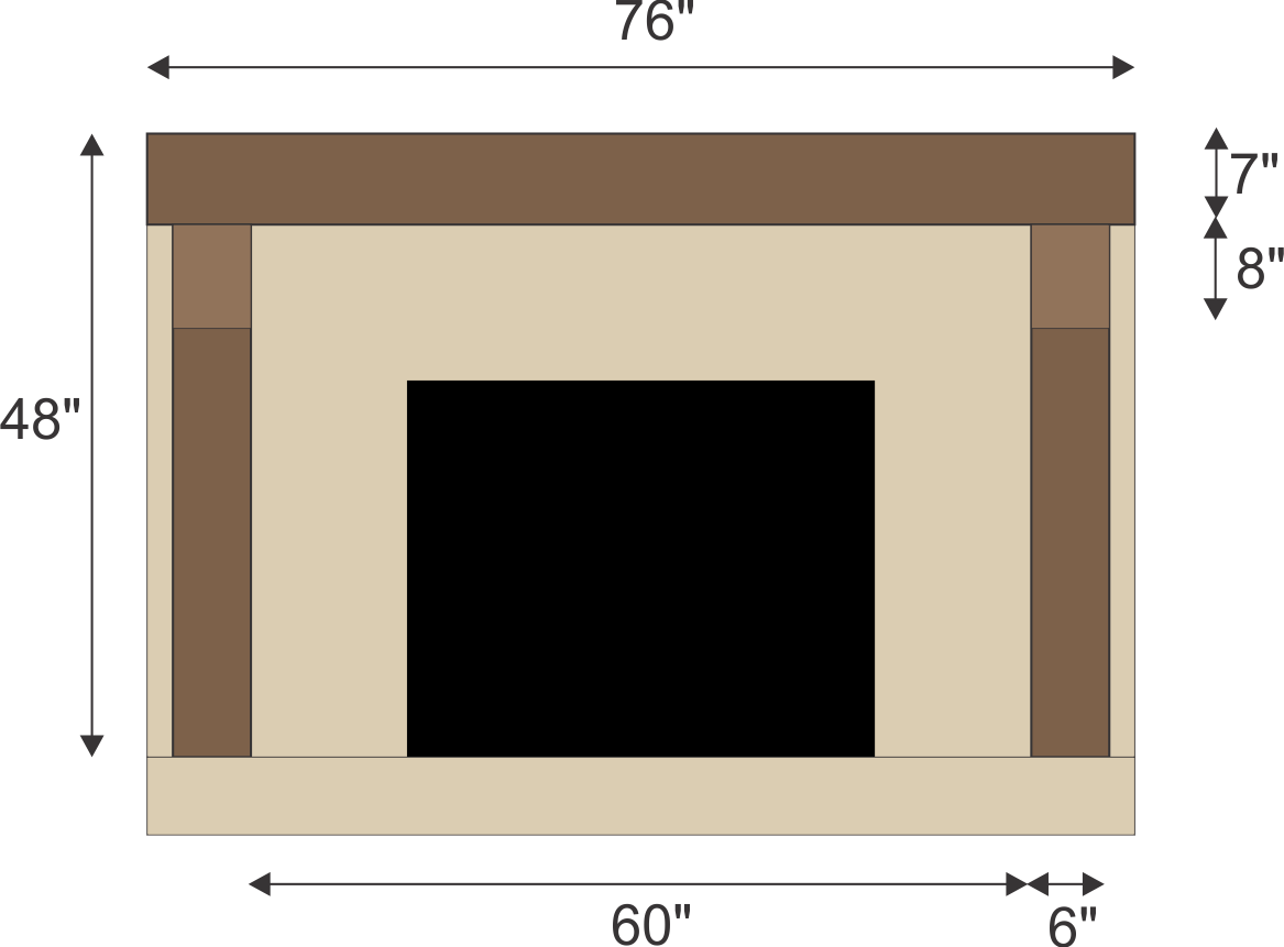 Zachary Dandorph's #481 Fireplace Mantel with Legs
