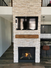 Load image into Gallery viewer, Beth Mueller&#39;s new fireplace mantel
