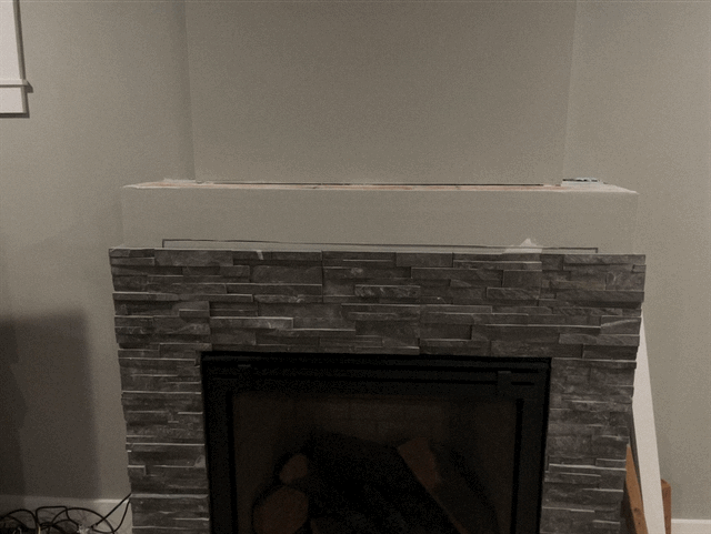 Michele Jensen's #483 Wrap-Around Fireplace Mantel