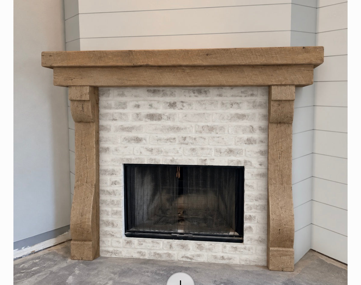 Jessica Turner's #474 Fireplace Mantel with Legs