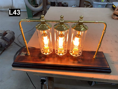 Steampunk table lamp