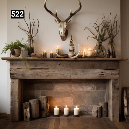 An Enchanting Faux Fireplace #522