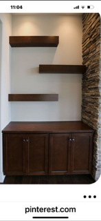Kevin DiBona's Fireplace Mantel and Shelves