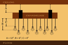 Load image into Gallery viewer, David&#39;s new beam chandelier