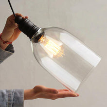 Load image into Gallery viewer, Beautiful Farmhouse Yoke suspended lamp with pulley