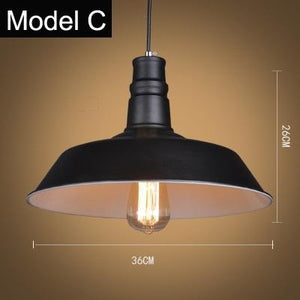 Beautiful Farmhouse Yoke suspended lamp with pulley