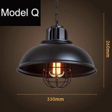 Load image into Gallery viewer, Beautiful Farmhouse Yoke suspended lamp with pulley