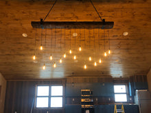 Load image into Gallery viewer, Reclaimed Barn Wood Beam Chandelier