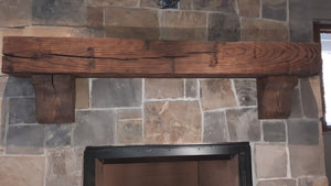 Tim's Second Fireplace Mantel