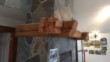 Load image into Gallery viewer, Beautiful rustic farmhouse 6&quot; x 6&quot; mantel with antique corbels
