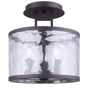 Industrial Chandelier wood and iron