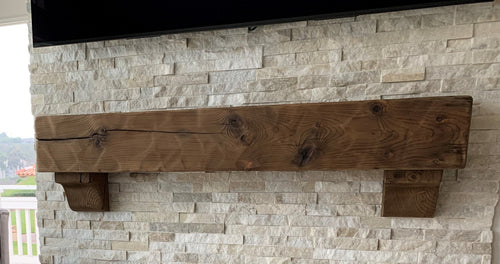 Hope's new Fireplace Mantel