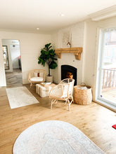 Load image into Gallery viewer, 6&quot; x 6&quot; Mantel made from Reclaimed wood beam fireplace mantel shelf with corbels &quot;REAL BEAM&quot;